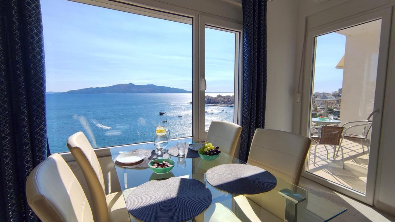 Nautilus Apartment Premium Sarande Bagian luar foto