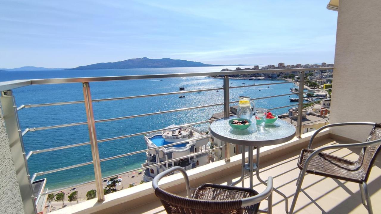 Nautilus Apartment Premium Sarande Bagian luar foto