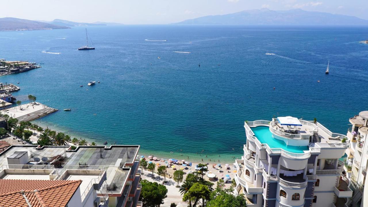 Nautilus Apartment Premium Sarande Bagian luar foto