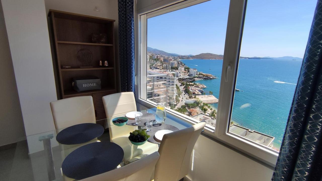 Nautilus Apartment Premium Sarande Bagian luar foto